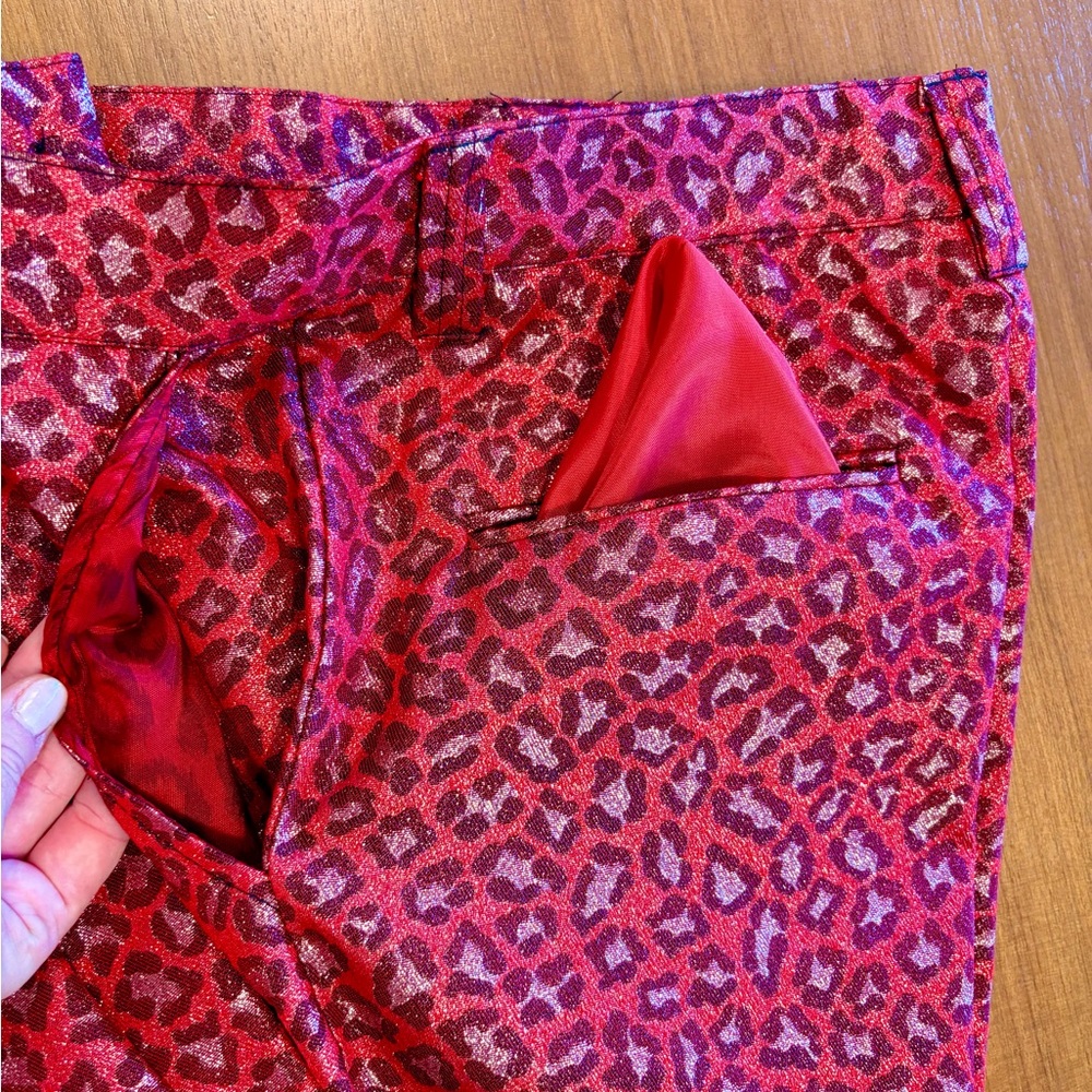 SERIOUS Clothing — Vintage Red Leopard Print Men’s 2pc Suit ❤️‍🔥🐆 - Picture 9 of 9